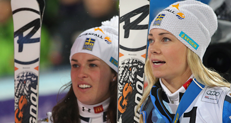 Maria Pietilä Holmner och Frida Hansdotter är i bra form till OS.
Foto: Enrico Schiavi/TT